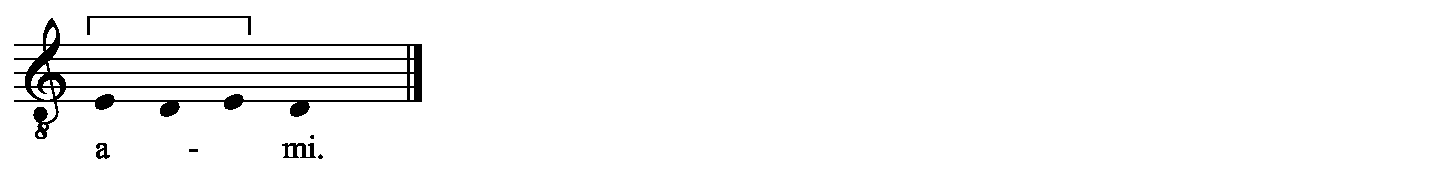 Refrain musical notation